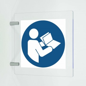 Leggere il manuale di istruzioni in plex trasp a bandiera - M002