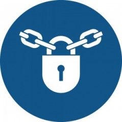 Tenere chiuso in plex trasp a bandiera - M028