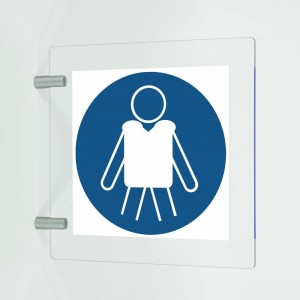 Indossare i dispositivi di galleggiamento personali in plex trasp a bandiera - M053