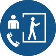 Accesso solo con supervisore all’esterno in plex trasp a bandiera - M058