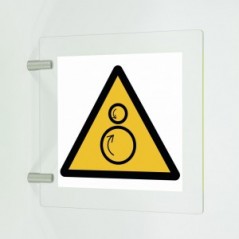 Rulli controrotanti in plex trasp a bandiera - W025