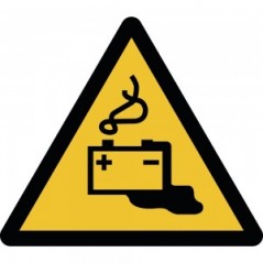 Carica della batteria in corso in plex trasp a bandiera - W026