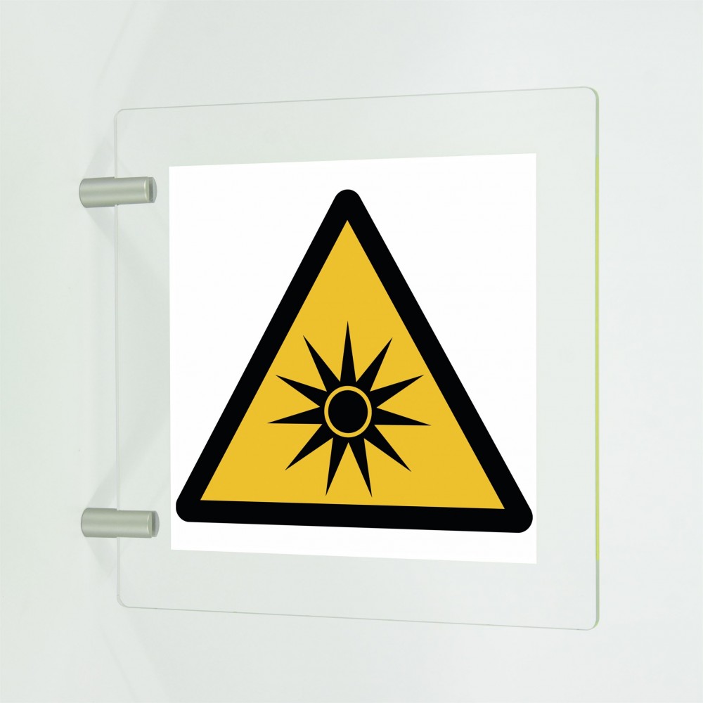 Radiazioni ottiche in plex trasp a bandiera - W027