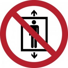 Non usare l’ascensore per le persone in plex trasp a bandiera - P027