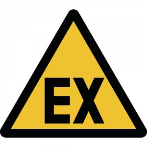 Atmosfera esplosiva in plexiglass trasparente a bandiera