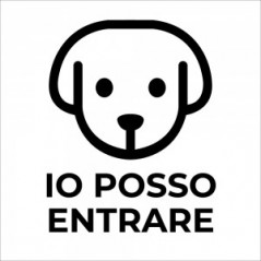 Cani ammessi in plexiglass trasparente a bandiera