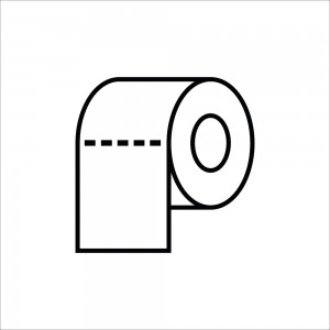 Carta mani bagno in plexiglass trasparente a bandiera