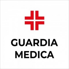 Guardia medica v2 in plexiglass trasparente a bandiera