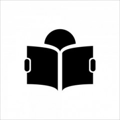 Sala lettura v1 in plexiglass trasparente a bandiera