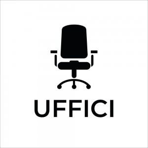 Uffici v5 in plexiglass trasparente a bandiera