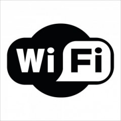 Zone Wi-Fi v1 in plexiglass trasparente a bandiera