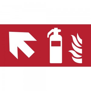 Estintore sinistra alto in plexiglass trasparente da soffitto