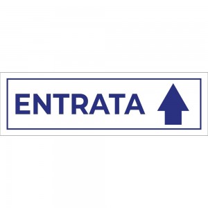 Entrata freccia alto v4 in plexiglass trasparente da soffitto