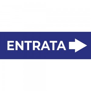 Entrata freccia destra v1 in plexiglass trasparente da soffitto