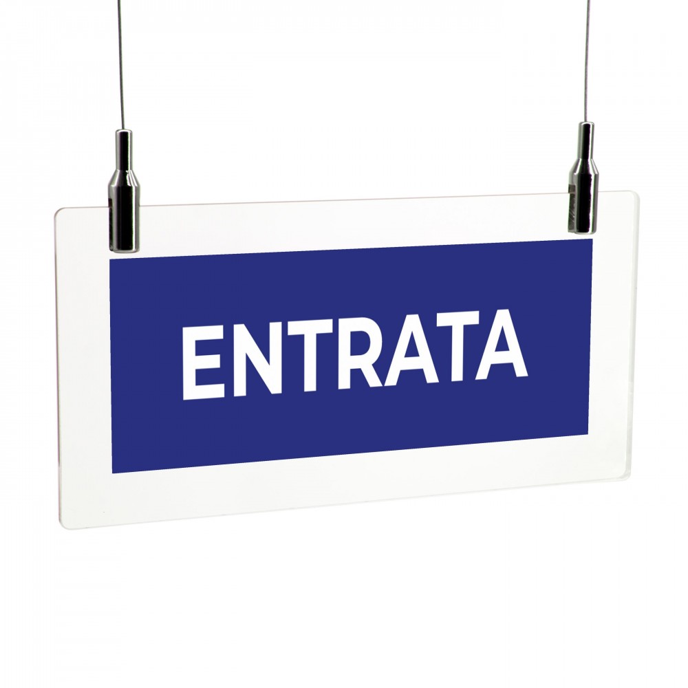 Entrata v1 in plexiglass trasparente da soffitto