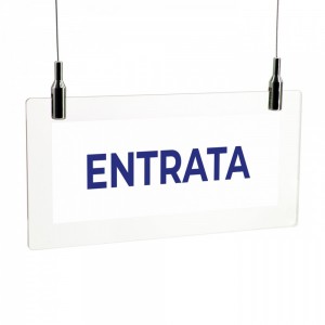 Entrata v3 in plexiglass trasparente da soffitto