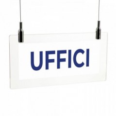 Uffici lungo v2 in plexiglass trasparente da soffitto