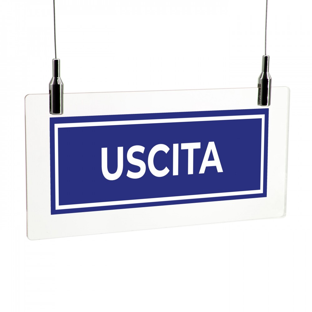 Uscita v2 in plexiglass trasparente da soffitto