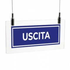 Uscita v2 in plexiglass trasparente da soffitto