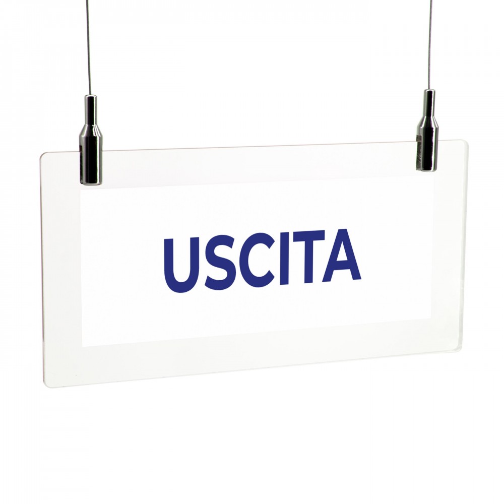 Uscita v3 in plexiglass trasparente da soffitto