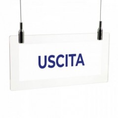 Uscita v3 in plexiglass trasparente da soffitto