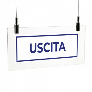 Uscita v4 in plexiglass trasparente da soffitto