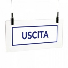 Uscita v4 in plexiglass trasparente da soffitto