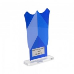 Trofeo di Partecipazione in plexiglass trasparente retrostampato stendardo invertito
