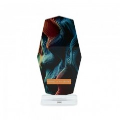 Trofeo Template in plexiglass trasparente retrostampato ottagono allungato verticale