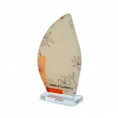 Trofeo Template in plexiglass trasparente retrostampato vela
