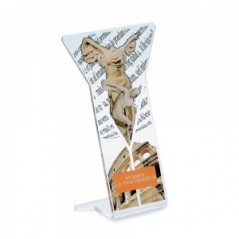 Targa di Partecipazione in plexiglass trasparente retrostampato imbuto