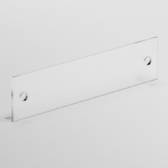 Targa Stampata Silver Ricambio Small