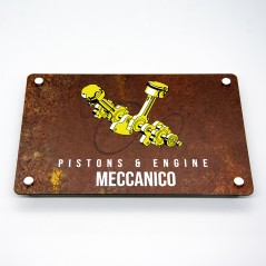 Targa Decorativa In Metallo Vintage Con Scritta 'Körriewurst Tut Nich Krümeln' – 28x12 Cm, Cartello Retrò Per Casa E Officina