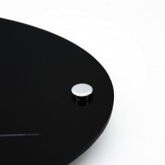 Targa in Plexiglass Nero Lucido Stampata Ellisse