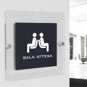 Segnaletica da parete personalizzata - Quadrata