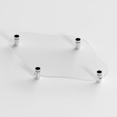 Targa in Plexiglass Neutra Trasparente tipologia Rombo Arrotondato