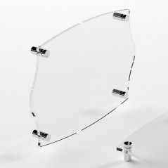 Targa in Plexiglass Neutra Trasparente tipologia Impero