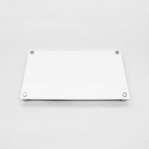Targa Neutra in Plexiglass Bianco tipologia Quadrata o Rettangolare
