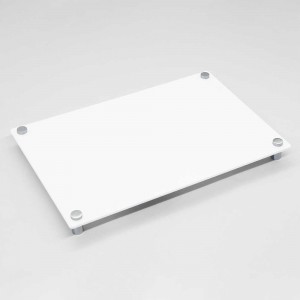 Targa Neutra in Plexiglass Bianco tipologia Quadrata o Rettangolare