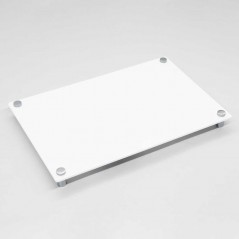 Targa Neutra in Plexiglass Bianco tipologia Quadrata o Rettangolare