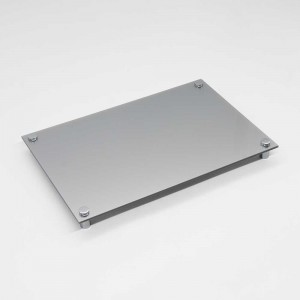 Targa Neutra in Plexiglass Silver tipologia Quadrata o Rettangolare