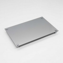 Targa Neutra in Plexiglass Silver tipologia Quadrata o Rettangolare