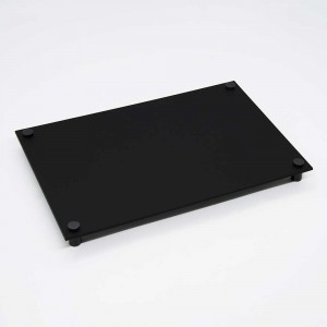 Targa Neutra in Plexiglass Nero Opaco tipologia Quadrata o Rettangolare