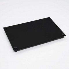 Targa Neutra in Plexiglass Nero Opaco tipologia Quadrata o Rettangolare