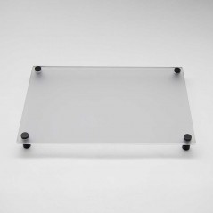 Targa Neutra in Plexiglass Satinato tipologia Quadrata o Rettangolare