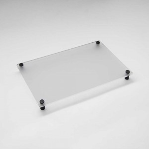 Targa Neutra in Plexiglass Satinato tipologia Quadrata o Rettangolare