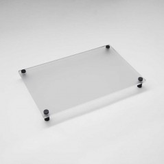 Targa Neutra in Plexiglass Satinato tipologia Quadrata o Rettangolare