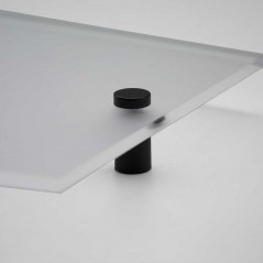 Targa Neutra in Plexiglass Satinato tipologia Ellisse Moderna