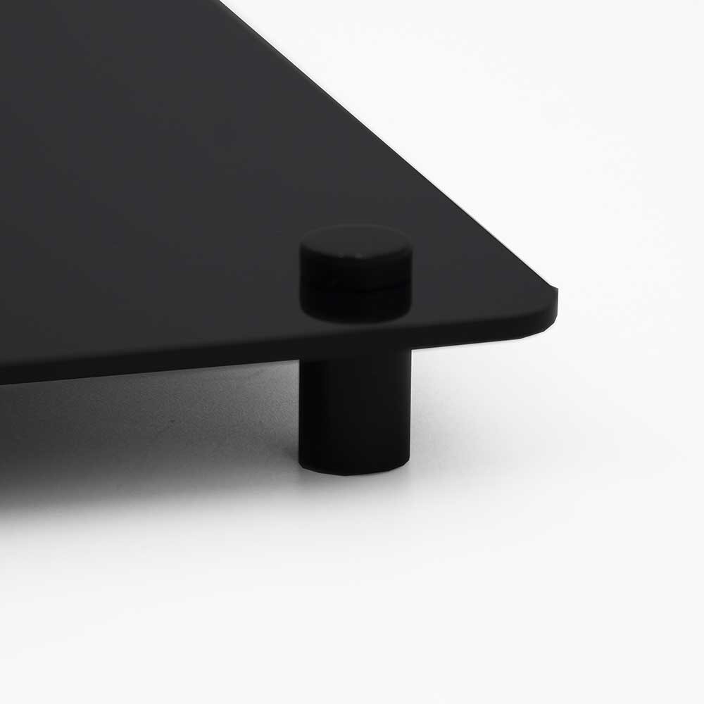 5 Pezzi 15 X 10 Cm Nero Plexiglass 2Mm Fogli Acrilici In Nero - 12