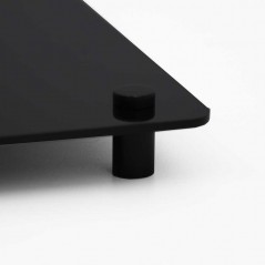 Targa Neutra in Plexiglass Nero Lucido tipologia Rombo